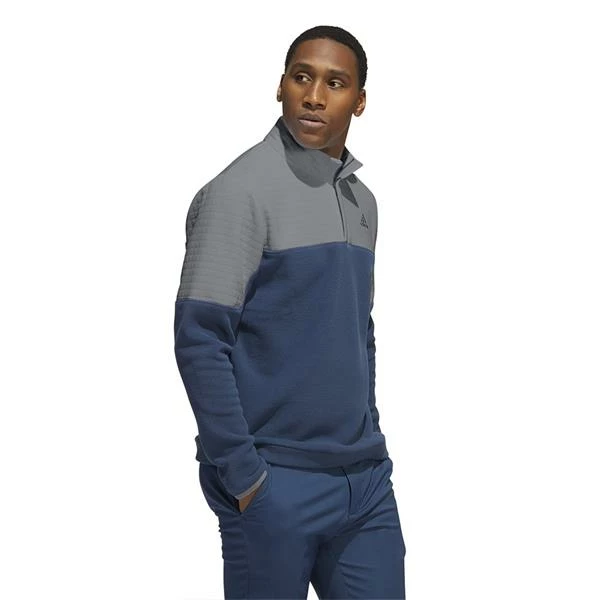 ADIDAS Gents Colour Block ¼ Zip Sweatshirt 6 ADIDAS Gents Colour Block ¼ Zip Sweatshirt - Image 4