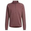 ADIDAS Gents Cold.Rdy ¼ Zip Pullover Quiet Crimson -Golf Clothing Shop P HF6540ADIDASPULLOVERQUIETCRIMSONGENTS L