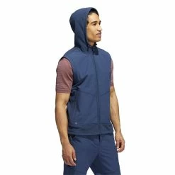 ADIDAS Gents Hoodie Vest Crew Navy -Golf Clothing Shop P HF6565ADIDASHOODIECREWNAVYGENTS 3 L