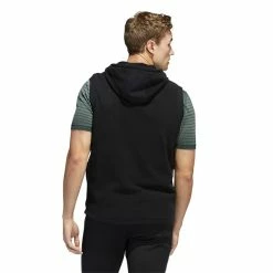 ADIDAS Gents Hoodie Vest Black -Golf Clothing Shop P HF6566ADIDASHOODIEBLACKGENTS 2 L