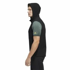 ADIDAS Gents Hoodie Vest Black -Golf Clothing Shop P HF6566ADIDASHOODIEBLACKGENTS 3 L