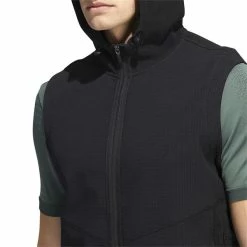 ADIDAS Gents Hoodie Vest Black -Golf Clothing Shop P HF6566ADIDASHOODIEBLACKGENTS 5 L