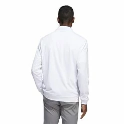 ADIDAS Gents Primegreen ¼ Zip Sweatshirt White -Golf Clothing Shop P HM8263ADIDASSWEATSHIRTWHITEGENTS 2 L