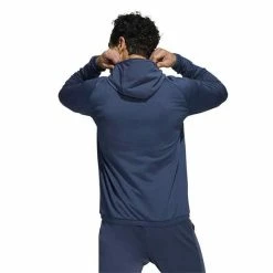 ADIDAS Gents ¼ Zip Fleece Parka With Hood Crew Navy 10 ADIDAS Gents ¼ Zip Fleece Parka With Hood Crew Navy -Golf Clothing Shop P HM8284ADIDASHOODIECREWNAVYGENTS 2 L