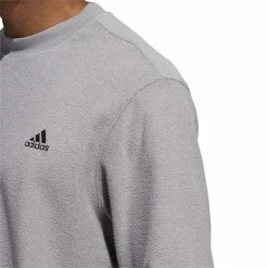 ADIDAS Gents Core Crew Sweatshirt Grey Three -Golf Clothing Shop P HN4552ADIDASSWEATSHIRTGREYTHREEGENTS 4 L