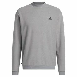 ADIDAS Gents Core Crew Sweatshirt Grey Three