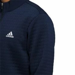 ADIDAS Gents DWR ¼ Zip Sweatshirt Collegiate Navy 12 ADIDAS Gents DWR ¼ Zip Sweatshirt Collegiate Navy -Golf Clothing Shop P HY3906ADIDASSWEATSHIRTCOLLEGIATENAVYGENTS 4 L