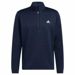 ADIDAS Gents DWR ¼ Zip Sweatshirt Collegiate Navy