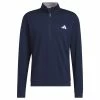 ADIDAS Gents Elevated ¼ Zip Pullover Collegiate Navy -Golf Clothing Shop P IB6114ADIDASPULLOVERWHITEGENTS L