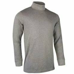 Glenmuir Gents Lewis Roll Neck Light Grey