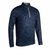 Glenmuir Gents Wick Zip Neck Lightweight Performance Midlayer Camo - Light Grey -Golf Clothing Shop P MF7503GLENMUIRMIDLAYERCAMOLIGHTGREYGENTS L