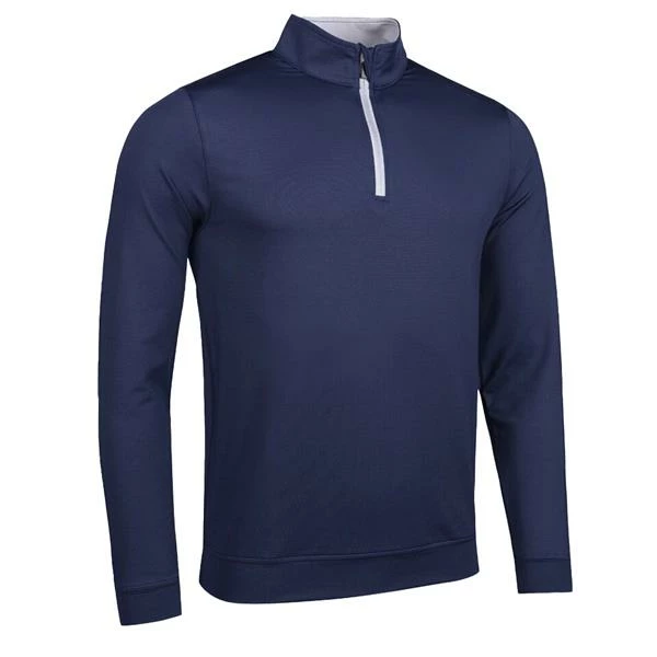 Glenmuir Gents Wick Zip Neck Lightweight Performance Midlayer Navy - Light Grey 3 Glenmuir Gents Wick Zip Neck Lightweight Performance Midlayer Navy - Light Grey