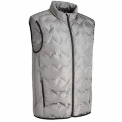 Glenmuir Gents Bute Zip Front Gilet Mid Grey Marl