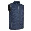 Glenmuir Gents Bute Zip Front Gilet Navy Camo - Light Grey -Golf Clothing Shop P MG7585GLENMUIRGILETNAVYCAMOLIGHTGREYGENTS L