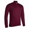 Glenmuir Gents Devon Zip Neck Sweater Bordeaux -Golf Clothing Shop P MKC7381GLENMUIRSWEATERBORDEAUXGENTS L