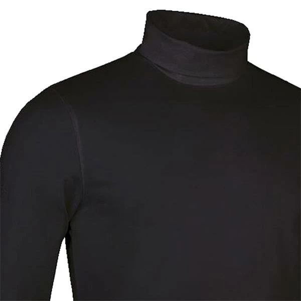 Glenmuir Gents Kelso Long Sleeve Roll Collar Shirt Black 4 Glenmuir Gents Kelso Long Sleeve Roll Collar Shirt Black - Image 2