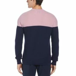 Original Penguin Gents Merino Cotton Sweater Pirouette 7 Original Penguin Gents Merino Cotton Sweater Pirouette -Golf Clothing Shop P OGGSC054ORIGINALPENGUINSWEATERPIROUETTE664GENTS 1 L