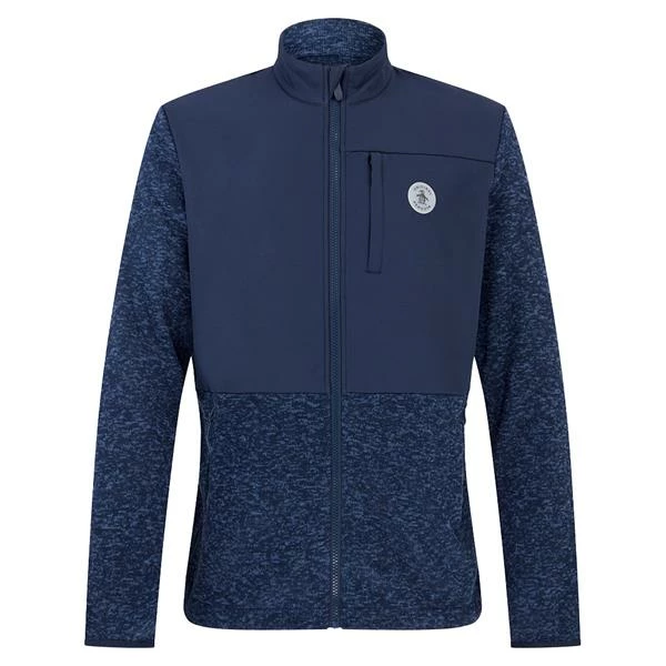 Original Penguin Gents 90's Colour Block Full Zip Black Iris Heather (413) 3 Original Penguin Gents 90's Colour Block Full Zip Black Iris Heather (413)