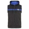 Original Penguin Gents Mixed Fleece Hoodie Vest Dark Caviar Heather (011) -Golf Clothing Shop P OGKSD057ORIGINALPENGUINHOODIEVEST011CAVIARGENTS L