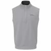 Oscar Jacobson Gents Trent Tour Gilet Light Grey - Black -Golf Clothing Shop P OJTOP0028OSCARJACOBSONGILETLIGHTGREYBLACKGENTS L
