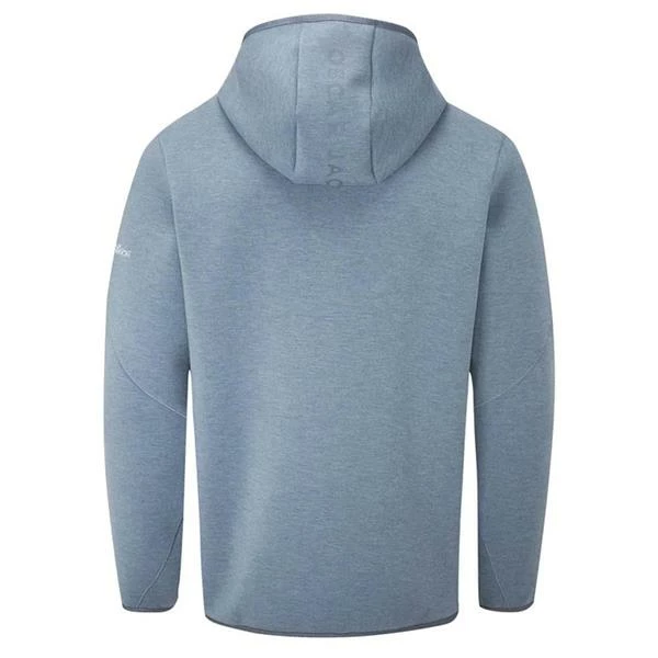 Oscar Jacobson Gents Dayne Hoodie China Blue Marl 4 Oscar Jacobson Gents Dayne Hoodie China Blue Marl - Image 2