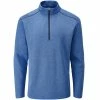 Ping Gents Ramsey ½ Zip Top Blue Marl -Golf Clothing Shop P P03356PINGGENTSRAMSEYZIPTOPBLUEMARL L