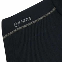 Ping Gents Ramsey ½ Zip Fleece Vest Black -Golf Clothing Shop P P03357PINGVESTBLACK060GENTS 2 L