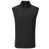 Ping Gents Ramsey ½ Zip Fleece Vest Black -Golf Clothing Shop P P03357PINGVESTBLACK060GENTS L