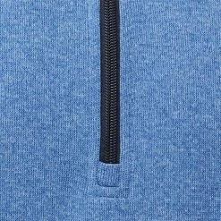 Ping Gents Ramsey ½ Zip Fleece Vest Snorkel Blue Marl -Golf Clothing Shop P P03357PINGVESTSNORKELBLUEMARLSM45GENTS 4 L