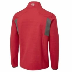 Ping Gents Power ½ Zip MidLayer Firebrick -Golf Clothing Shop P P03495PINGMIDLAYERFIREBRICK405GENTS 3 L