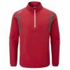 Ping Gents Power ½ Zip MidLayer Firebrick -Golf Clothing Shop P P03495PINGMIDLAYERFIREBRICK405GENTS L