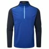 Ping Gents Farrell Midlayer Top Blue Surf - Oxford Blue -Golf Clothing Shop P P03526PINGGENTSFARRELLMIDTOPBLUEBLUE L