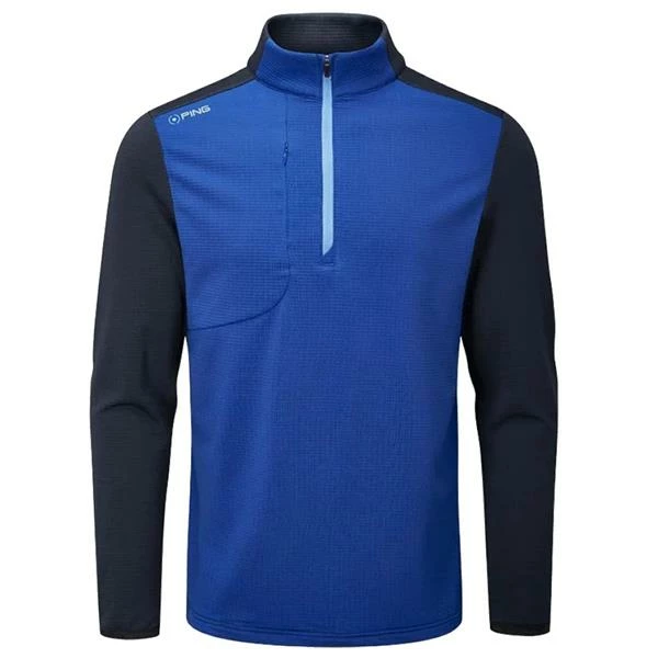 Ping Gents Farrell Midlayer Top Blue Surf - Oxford Blue 3 Ping Gents Farrell Midlayer Top Blue Surf - Oxford Blue