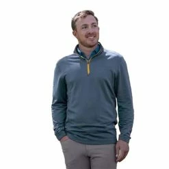 Ping Gents Edwin Midlayer Top Storm Cloud (565) -Golf Clothing Shop P P03527PINGTOPSTORMCLOUD565GENTS 2 L