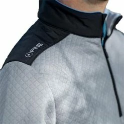 Ping Gents Marshal Top Quarry - Black -Golf Clothing Shop P P03546PINGTOPQUARRYBLACKGENTS 3 L