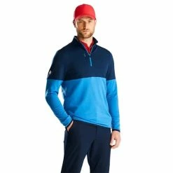 Ping Gents Nexus Mid Layer Danube - Oxford Blue -Golf Clothing Shop P P03578PINGMIDLAYERDANUBEBLUEGENTS 3 L