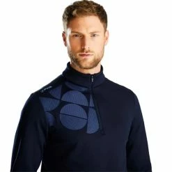 Ping Gents Elevation Mid Layer Navy -Golf Clothing Shop P P03579PINGMIDLAYERNAVYGENTS 2 L