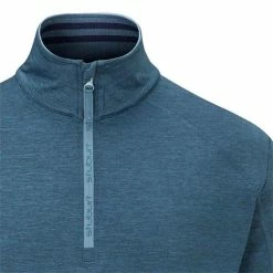 Stuburt Gents Avalanche Mid Layer Peacock Marl -Golf Clothing Shop P SBTOP1224STUBURTMIDLAYERPEACOCKMARLGENTS 2 L