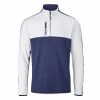 Stuburt Gents Reynold Mid Layer Midnight - White -Golf Clothing Shop P SBTOP1246STUBURTMIDLAYERMIDNIGHTWHITEGENTS L