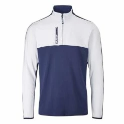 Stuburt Gents Reynold Mid Layer Midnight - White
