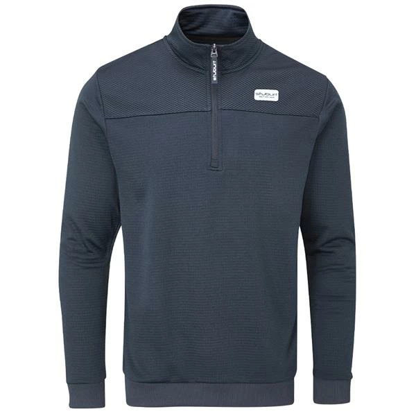 Stuburt Gents Active-Tech Zip Neck Top French Navy 3 Stuburt Gents Active-Tech Zip Neck Top French Navy