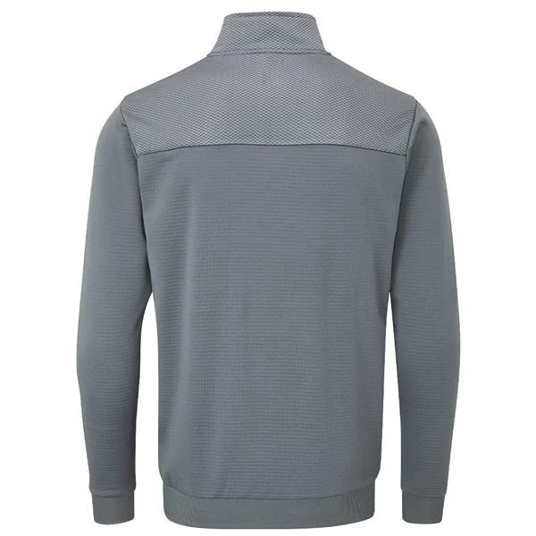 Stuburt Gents Active-Tech Zip Neck Top Slate Grey 4 Stuburt Gents Active-Tech Zip Neck Top Slate Grey - Image 2