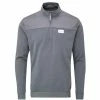 Stuburt Gents Active-Tech Zip Neck Top Slate Grey -Golf Clothing Shop P SBTOP1268STUBURTTOPSLATEGREYGENTS L