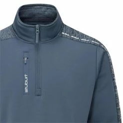 Stuburt Gents Radar Fleece Peacock Marl -Golf Clothing Shop P SBTOP1999STUBURTFLEECEPEACOCKMARLGENTS 2 L