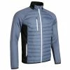 Sunderland Gents Zermatt Padded Jacket Storm Grey - Black - White -Golf Clothing Shop P SUNMC83SUNDERLANDJACKETSTORMGREYBLACKWHITEGENTS L