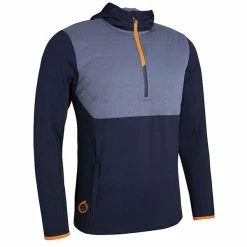 Sunderland Gents Everest Padded Hoodie Navy - Navy Marl - Lava