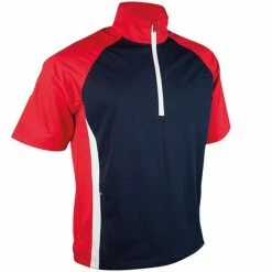 Sunderland Gents Himalayas ½ Sleeve Windshirt Navy - Red