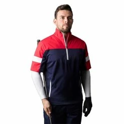 Sunderland Gents Cortina Zip Neck Colour Block ½ Sleeve WindShirt Navy - Red - White 9 Sunderland Gents Cortina Zip Neck Colour Block ½ Sleeve WindShirt Navy - Red - White -Golf Clothing Shop P SUNMW85SUNGENTSCORTINAHSWINDSHIRTNAVYREDWHITE 2 L